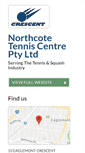 Mobile Screenshot of northcotetenniscentre.com.au